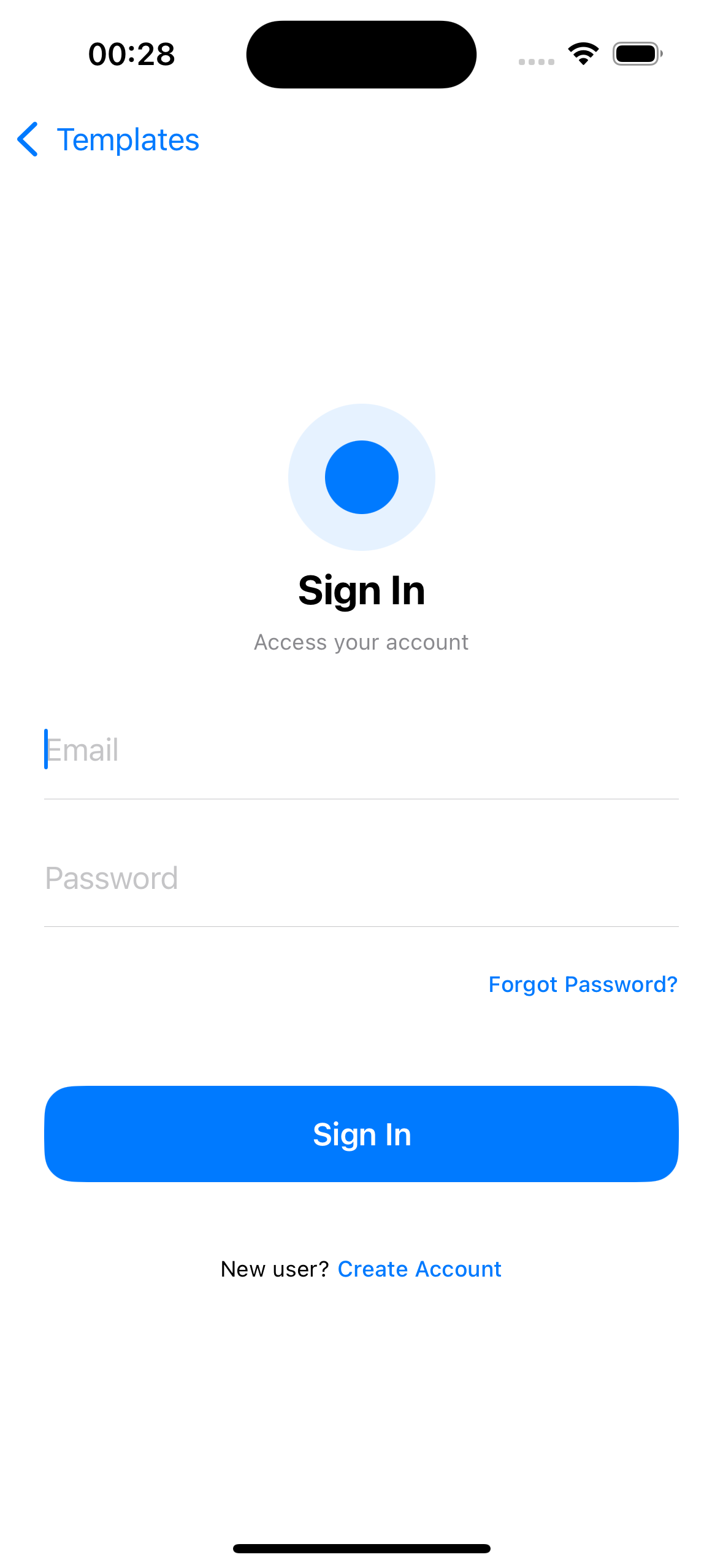 Minimal Login